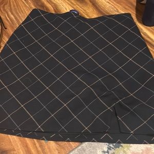 Plaid mini skirt